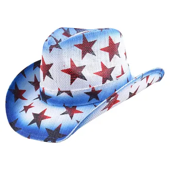 100% קש המערבי כובע בוקרים על גברים, נשים, קיץ חוף השמש כובע ליידי בוקרת ג ' אז כובע סומבררו גבר
