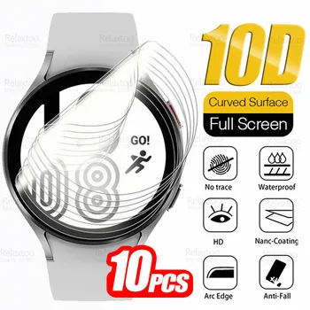 10Pcs Hydrogel רך סרט על Samsung Galaxy השעון 4 40mm 44mm Watch4 קלאסי 42mm 46mm SmartWatch מגן מסך לא זכוכית