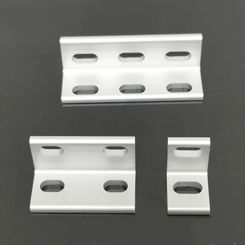 1pcs V-חריץ יחיד/כפול/משולש אלומיניום L Bracket על openbuilds CNC מיל מדפסת 3D DIY חלקים