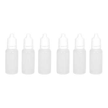 200PCS 15Ml פלסטיק ריק Squeezable טפי בקבוקים עין נוזלי טפי למילוי בקבוקים