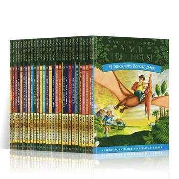 28 ספרים/להגדיר קסם של בית עץ 1-28 אנגלית קריאת ספרים לילדים באנגלית פרק גשר הספר