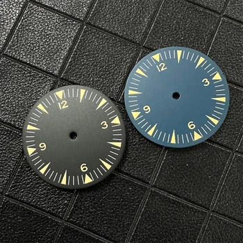 31mm שעון חיוג ירוק זוהר חיוג חלקי השעון השעון אביזרים NH35/36/70/4R/7 תנועה