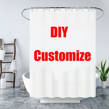 DIY-עיצוב מותאם אישית השירותים יחד וילון מקלחת שירותים שירותים עיצוב 3D מודפס