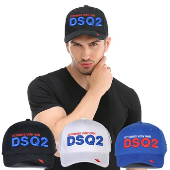 DSQICOND2 רקמה DSQ2 סמל גברים, נשים, אוהבי כמה יוניסקס טניס בייסבול כובע אופנה מזדמן כותנה כובע השמש החבר מתנה
