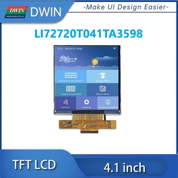 DWIN 4.1 אינץ 720x720 Incell IPS TFT LCD מודול ILI2882N 350 בהיר 40PIN MIPI עם מגע קיבולי LI72720T041TA3598