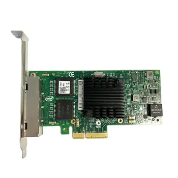 Intel i350-T4 דל X8DHT RJ45 של 1gbe Quad יציאת Ethernet Server Adapter זמן סוגריים.