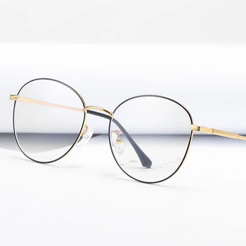 Reven Jate 1918 נגד ריי כחול אור חסימה מלאה חישוק סגסוגת מתכת משקפיים מסגרת נשים אופטיות למשקפי מסגרת משקפיים