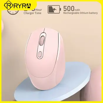 RYRA 1600DPI עכבר אלחוטי 2.4 GHz גיימר עכבר USB אילם תואם משחקים עכברים נטענת 4 מפתחות שקט מתאם מחשב PC