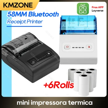 אלחוטי נייד Mini תרמי קבלה 58mm Bluetooth נייד, מדפסות, מכונת בית העסק מדפסת מחשב Impresoras Termicas