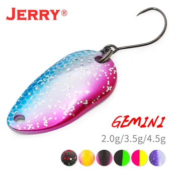 ג 'רי ג' מיני פסקה 2g 3.5 4.5 g g מרובות צבעים מיקרו דיג כפיות פורל כף Wobbler דיג פתיונות פיתיון ספינר