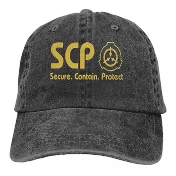 הזהב כובע בייסבול גברים כובעי נשים מגן הגנה Snapback SCP קרן כמוסות