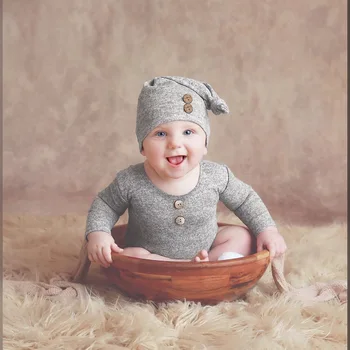 התינוקות היילוד Rompers להגדיר הלידה צילום אביזרים סרבל ילד בנות תחפושת 0 עד 3 חודשים Femal ירי בגדי תינוק תלבושת