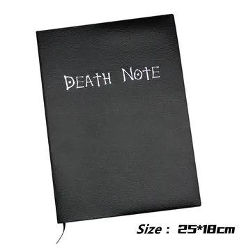חדש גודל גדול אנימה המחברת, המחברת להגדיר עור כתב העת ואת שרשרת נוצה עט ג ' ורנל Death Note Pad עבור מתנה