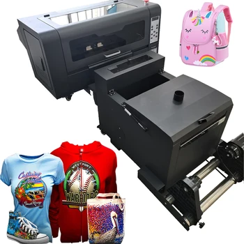 חם סיטוני אוטומטי Dtf מדפסת A3 חולצת טי מכונת הדפסה העברת בגד ישיר Pet 30Cm Dtf המדפסת