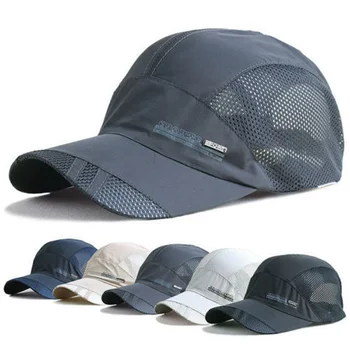 ייבוש מהיר מנהל בייסבול הקיץ רשת 5 צבעים Gorras כובע כובע המצחייה Mens כובע ספורט מגניב אופנה חם מהר חיצונית פופולרי