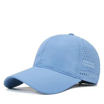 כובע בייסבול גברים קיץ יבש מהירה הגנת UV רשת כובע מעוגל ביל השמש חוף סיוע לנשים Hiphop גולף ספורט החג