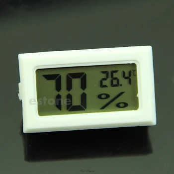לחות מדחום דיגיטלי LCD טמפרטורה מד לחות 10%~99%לחות יחסית