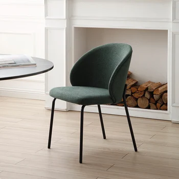 מודרנית מרגיעה כסאות אוכל נורדי יוקרה סלון כסאות אוכל מינימליסטי איפור Sillas De Comedor פריטים ביתיים WZ50DC