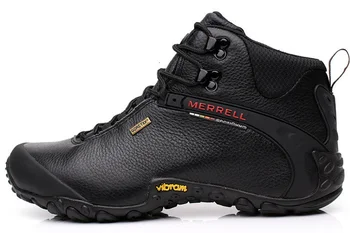 מכירות חמות Merrell גברים חיצוני נעלי ספורט ופנאי תיירות לביש עור אמיתי טיפוס הרים נעלי ספורט Eur39-44