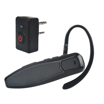 מכשיר קשר אלחוטי Bluetooth PTT דיבורית האוזניה ללא ידיים K Plug עבור קנווד מיקרופון אוזניות מתאם Baofeng UV-5R