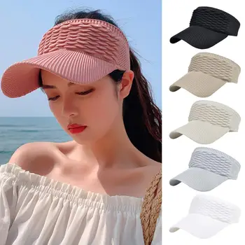 נשים כובע בייסבול מוצק צבע הגנה מפני השמש נוח רחיץ הקיץ כובע ריצה