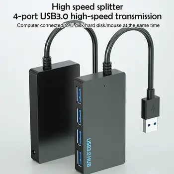 רכזת USB 3.0 Multi-USB מפצל 4 יציאת USB 3.0 2.0 עבור Lenovo מחשב Macbook Pro רכזת USB 3 0 הרחבה USB מתאם מתח O9M9